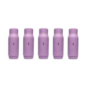 UGELLO GAS CERAMICO Ø9,8 (10N48 Gr6) TIG 17/18/26 - 5pz
