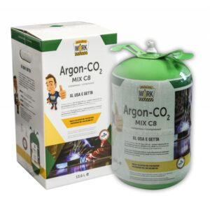 BOMBOLA GAS NON RICARICABILE MR WORK 13,6LT MISCELA 92% Ar – 8% CO2 PER SALDATURA