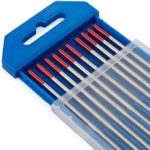 ELETTRODO TUNGSTENO 2% TORIATO WT 150mm ROSSO - 10pz