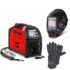 TELWIN TECHNOMIG 210 DUAL SYNERGIC + MASCHERA TELWIN EYETRON TRUE COLOR + GUANTI IN CROSTA DI CUOIO