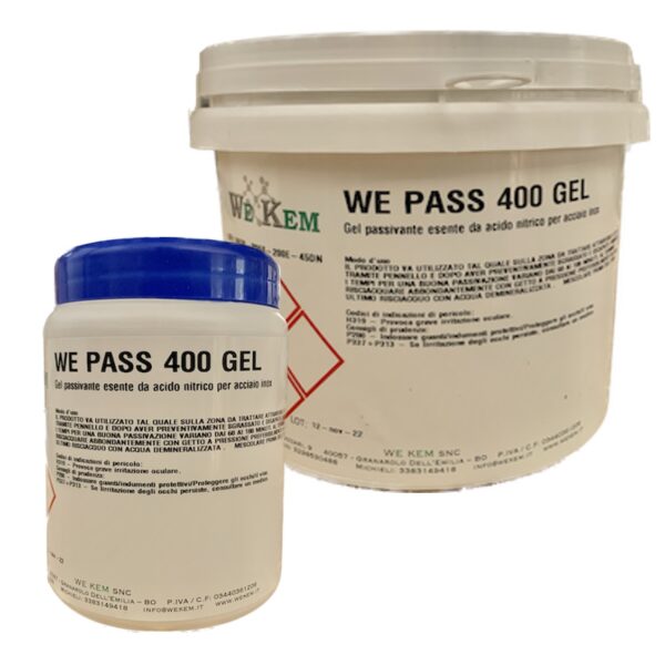 WE PASS 400 GEL PASSIVANTE INOX