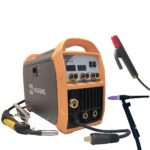 Saldatrice a filo fornita completa di accessori MMA, MIG, TIG